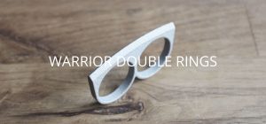 warrior viking double rings jewelry for men